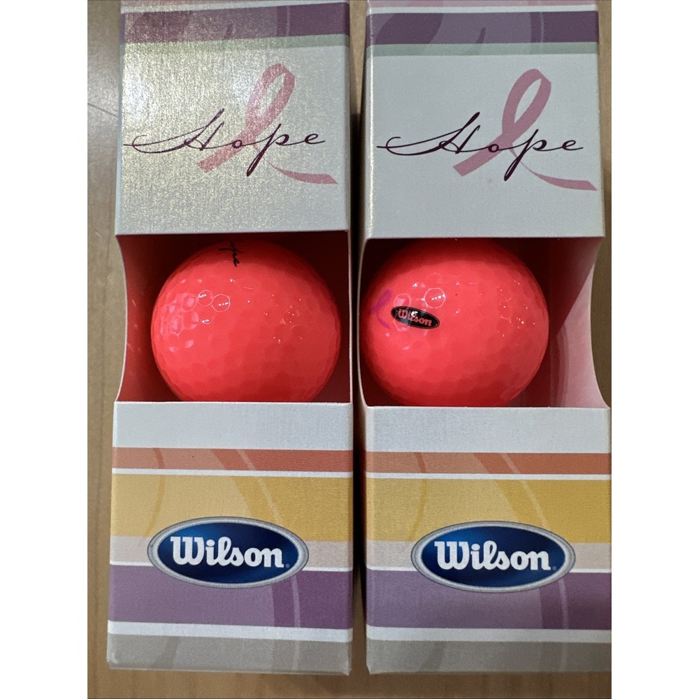 Wilson Hope Breast‎ Cancer Awareness Pink Golf Balls Set Of 6